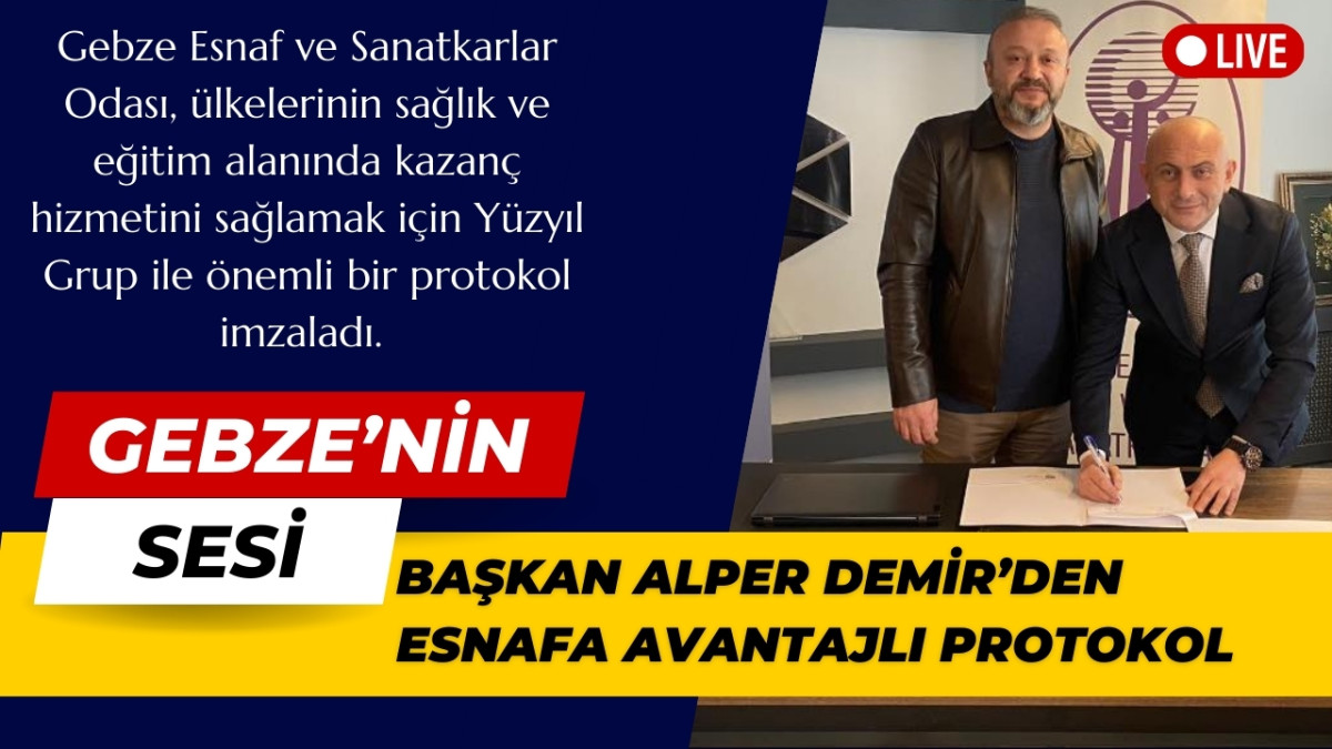 Gebze Esnaf ve Sanatkarlar Odası'ndan Üyelere Büyük Hizmet