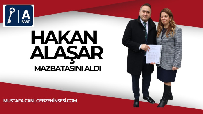 Hakan Alaşar Mazbatasını Alarak Resmen Görevine Başladı